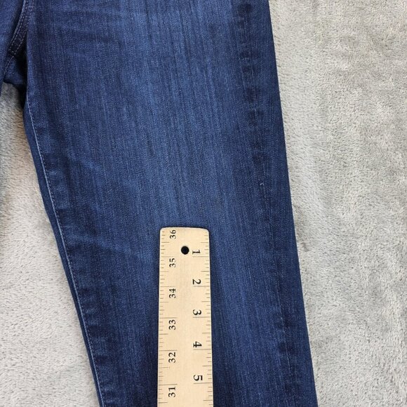 AG Adriano Goldschmied Stevie Capri Jeans Womens 28 Blue Mid Rise Slim Stretch - Picture 11 of 16